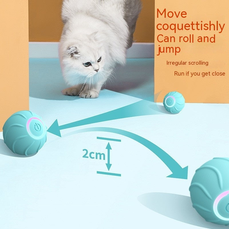 Pelota interactiva, automática para mascotas
